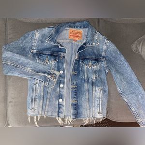 Womens Lucky Brand Jean Jacket Small